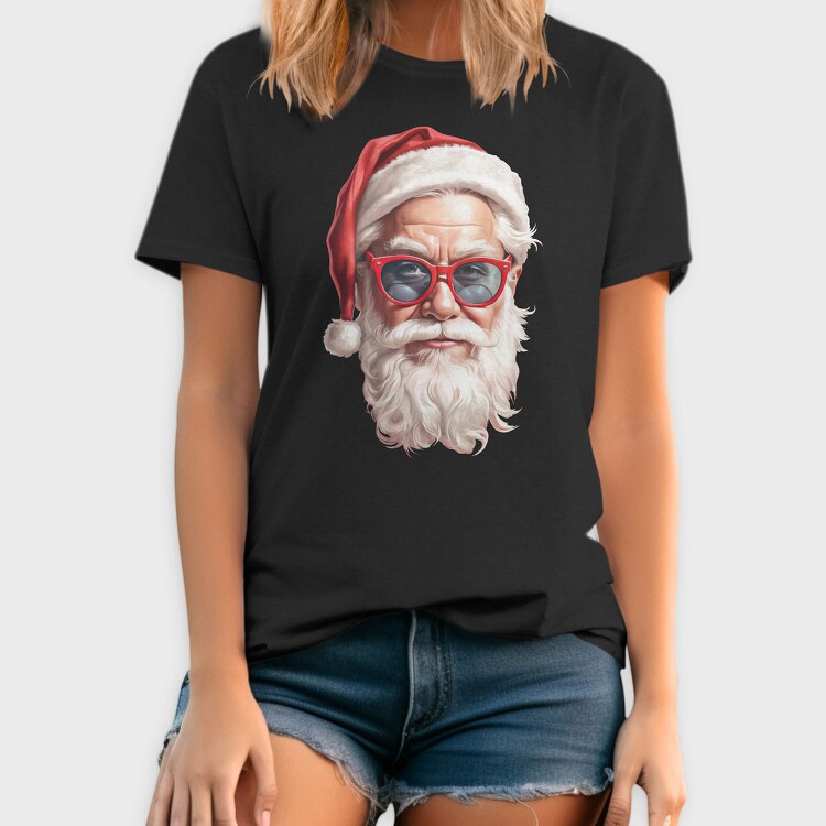 Santa Claus Detail Face, Tricou Barbati (Unisex)