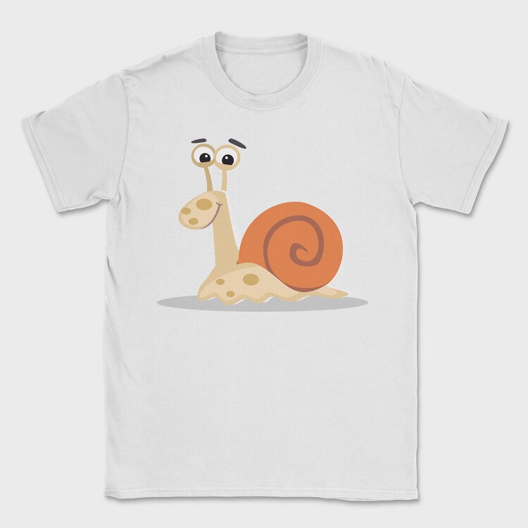Snail Smile, Tricou Barbati (Unisex)