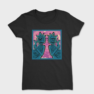Rick And Morty Space, Tricou Femei