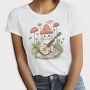 Shroom Hat Cat, Tricou Femei