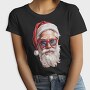 Santa Claus Detail Face, Tricou Femei