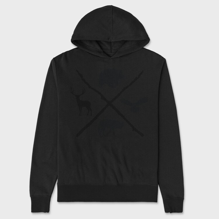 Forest Animals, Hanorac Oversize Barbati (Unisex)
