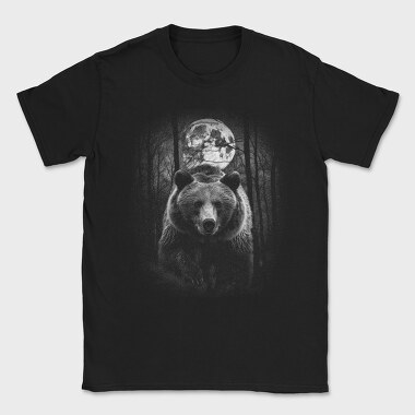 Forest Bear Moon, Tricou Barbati (Unisex)