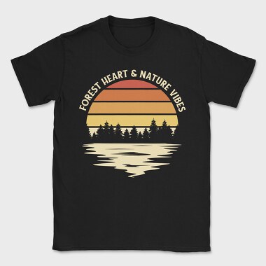 Forest Heart and Nature Vibes, Tricou Barbati (Unisex)