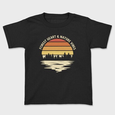 Forest Heart and Nature Vibes, Tricou Copii