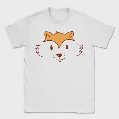 Fox Face, Tricou Barbati (Unisex)