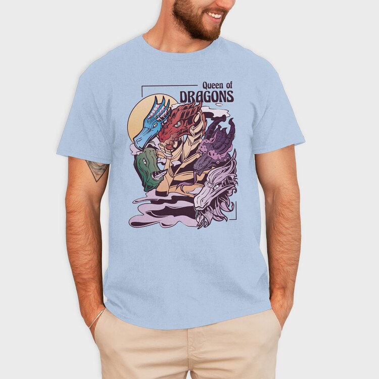 Queen of Dragons, Tricou Barbati (Unisex)