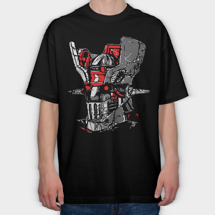 Red Skull Mask 1, Tricou Oversize Barbati (Unisex)