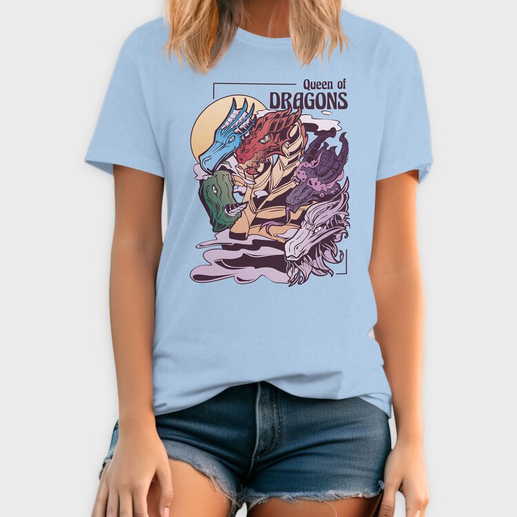 Queen of Dragons, Tricou Barbati (Unisex)