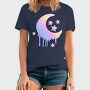 Pastel Moon, Tricou Barbati (Unisex)
