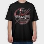 Red Blue Monster, Tricou Oversize Barbati (Unisex)