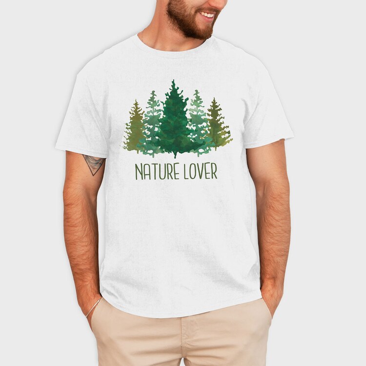 Nature Lover Pines, Tricou Barbati (Unisex)