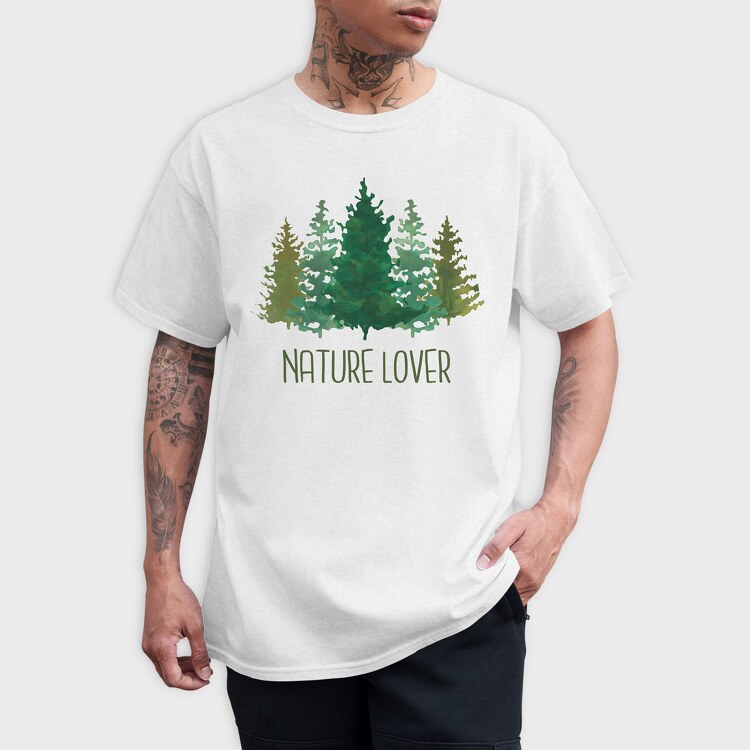 Nature Lover Pines, Tricou Barbati (Unisex)