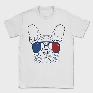 Frenchie Dog, Tricou Barbati (Unisex)