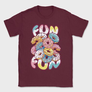 Fun Donuts, Tricou Barbati (Unisex)