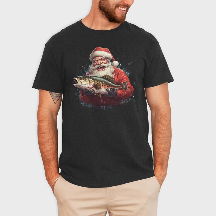 Santa Claus Fish, Tricou Barbati (Unisex)