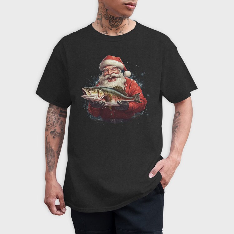 Santa Claus Fish, Tricou Barbati (Unisex)