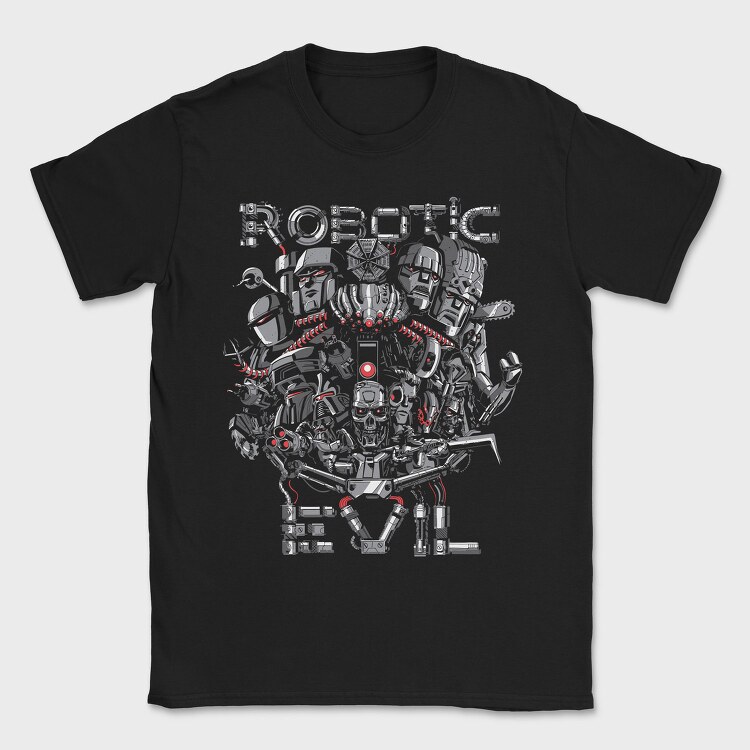 Robotic Revolution, Tricou Barbati (Unisex)
