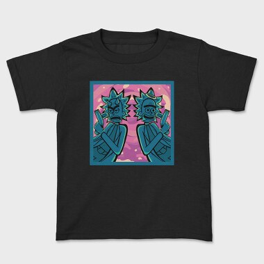 Rick And Morty Space, Tricou Copii