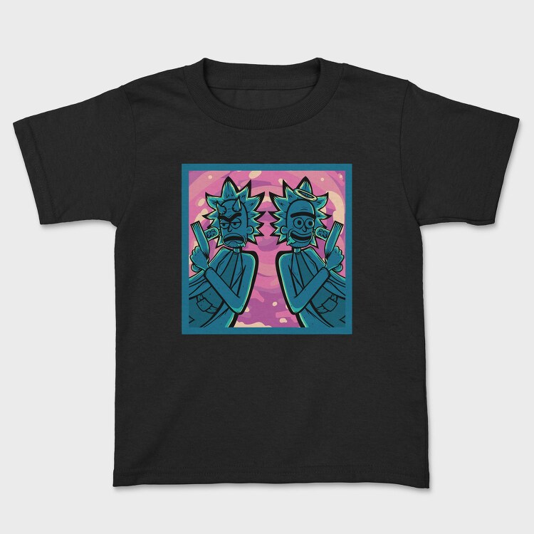 Rick And Morty Space, Tricou Copii