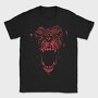 Red Scream Face, Tricou Barbati (Unisex)