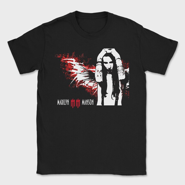 Red Monogram Face, Tricou Barbati (Unisex)