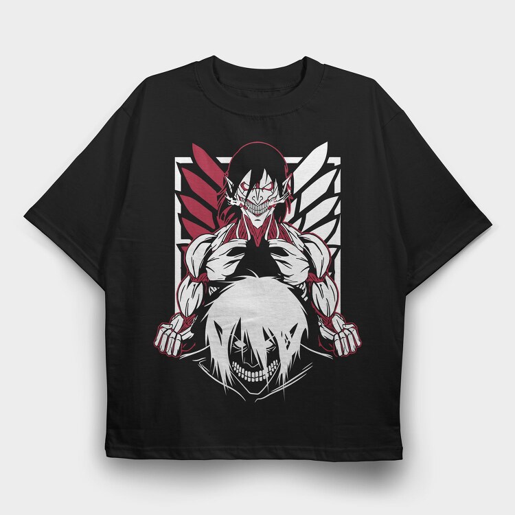 Red Giant, Tricou Oversize Barbati (Unisex)