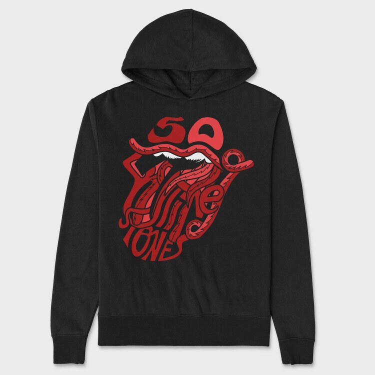 Red Fire Tones, Hanorac Oversize Barbati (Unisex)