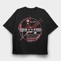 Red Blue Monster, Tricou Oversize Barbati (Unisex)