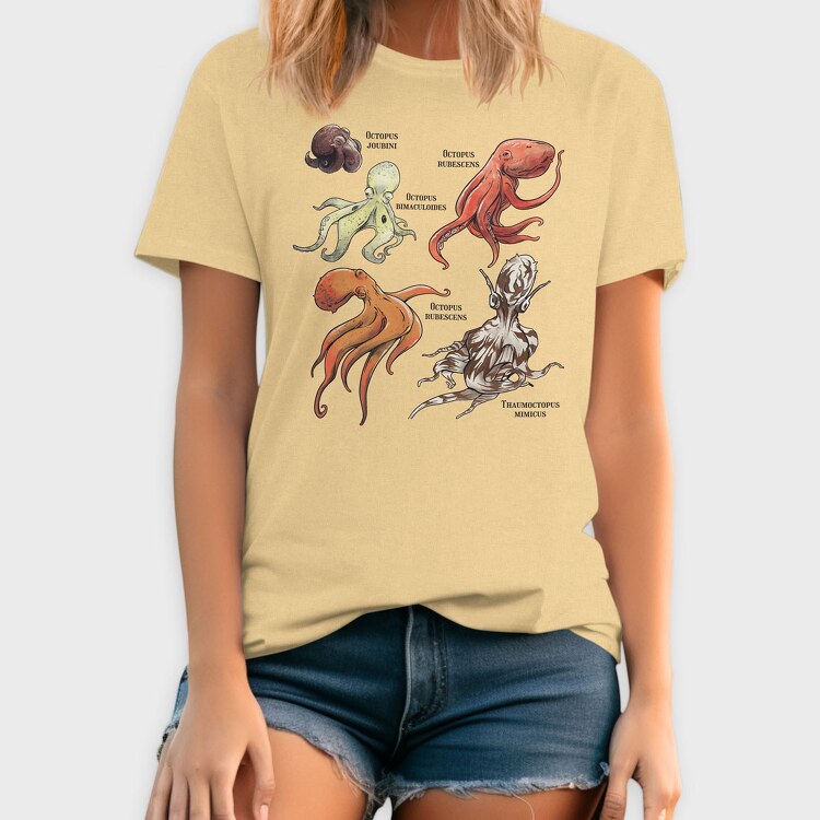 Octopus Set, Tricou Barbati (Unisex)