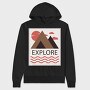 Explore, Hanorac Oversize Barbati (Unisex)