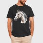 Side View Realistic Horse, Tricou Barbati (Unisex)