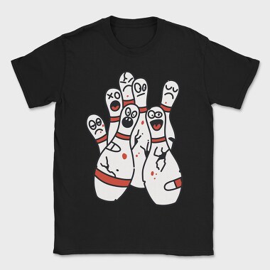Funny Bowling Pins, Tricou Barbati (Unisex)