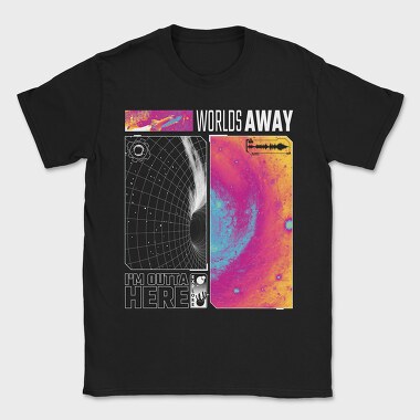 Galaxy Worlds Away, Tricou Barbati (Unisex)