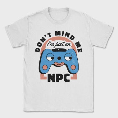 Gamer Retro Cartoon Npc, Tricou Barbati (Unisex)