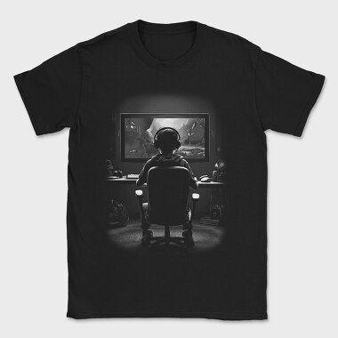 Gamer Monochrome, Tricou Barbati (Unisex)