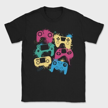 Gaming Joysticks, Tricou Barbati (Unisex)
