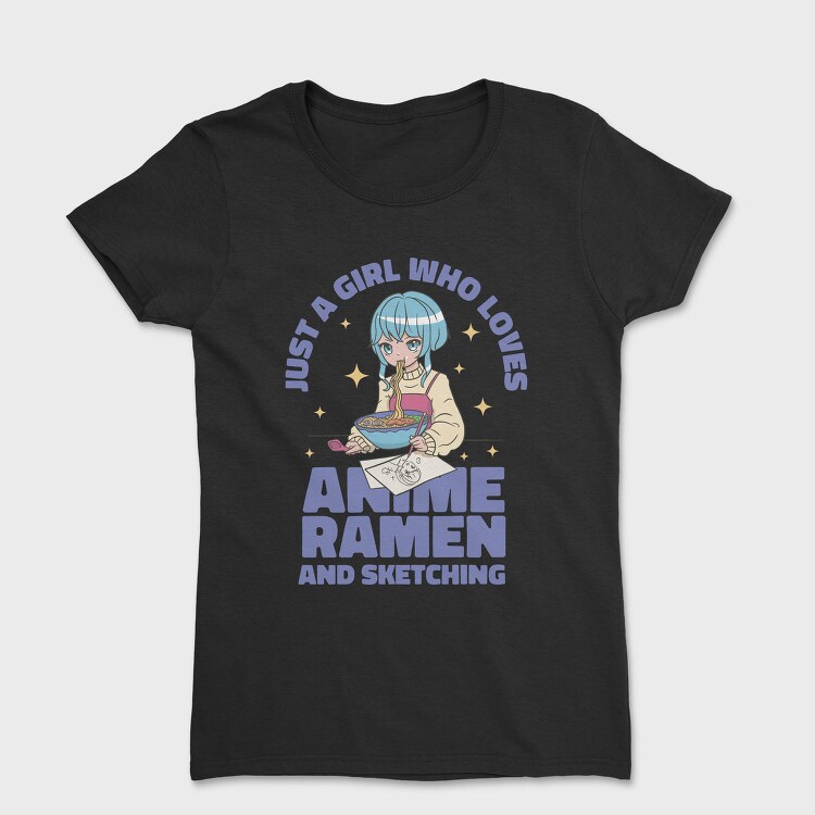 Ramen Sketch Girl, Tricou Femei