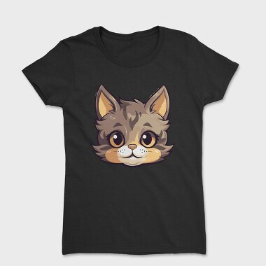 Funny Cat Cartoon, Tricou Femei