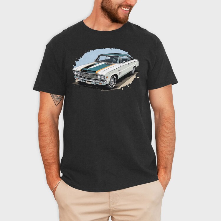 Muscle Car, Tricou Barbati (Unisex)