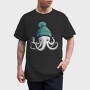 Octopus Winter Hat, Tricou Barbati (Unisex)