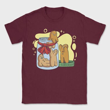 Ginger Cookie Escape Jar, Tricou Barbati (Unisex)