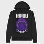 Purple Samurai, Hanorac Oversize Barbati (Unisex)
