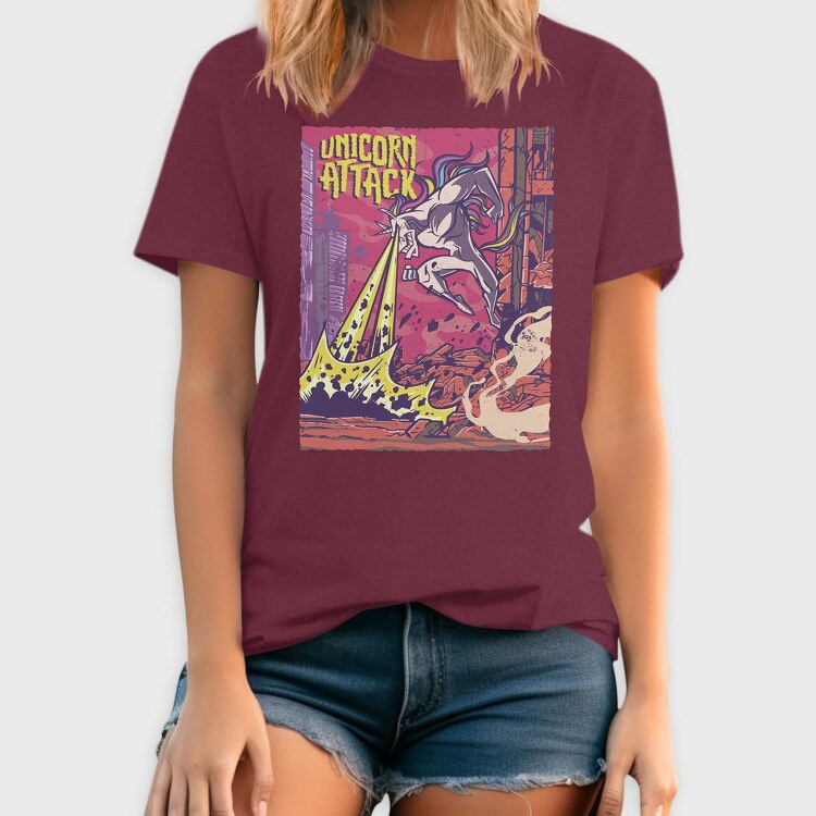 Unicorn Attack, Tricou Barbati (Unisex)