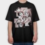Pink Phoenix Roar, Tricou Oversize Barbati (Unisex)