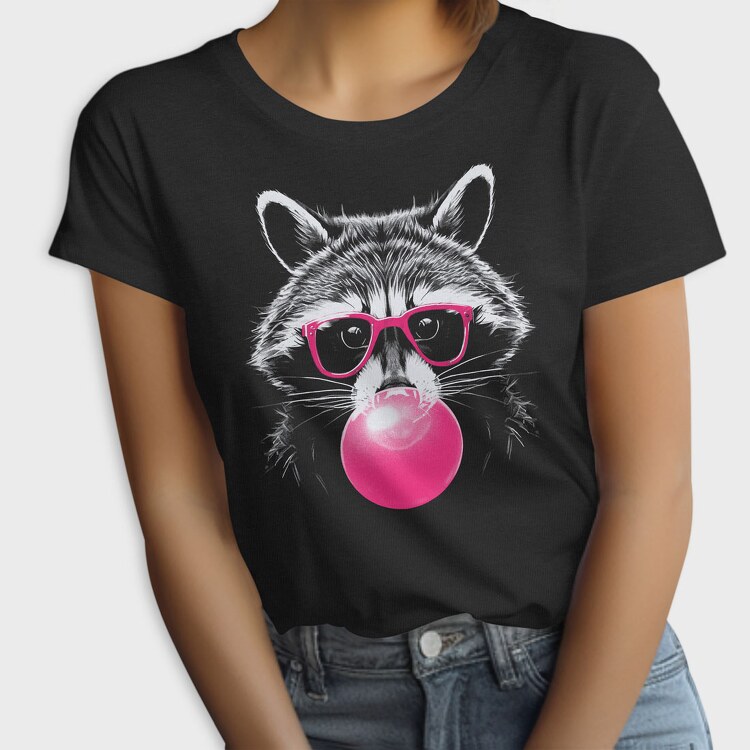 Raccoon Bubblegum, Tricou Femei