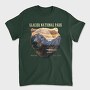 Glacier National Park Bear Lanscape, Tricou Barbati (Unisex)