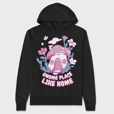 Gnome Like Home, Hanorac Oversize Barbati (Unisex)