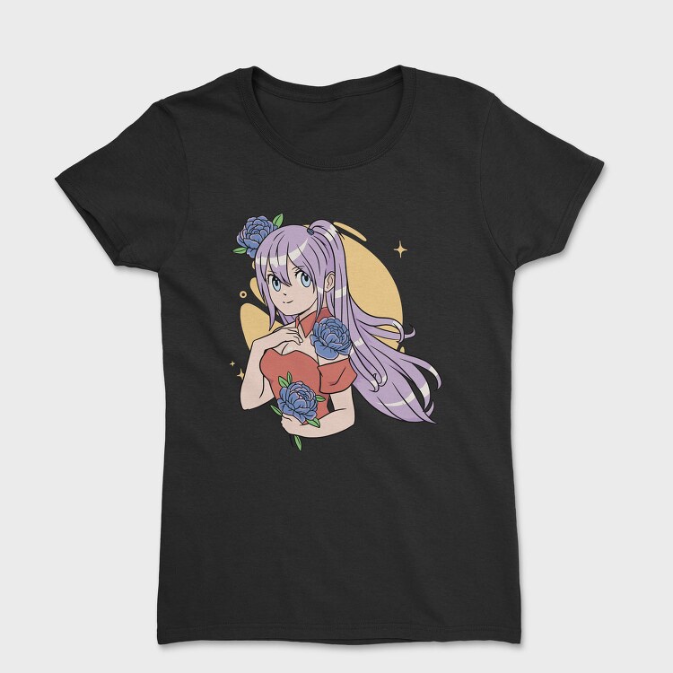 Peony Heart Girl, Tricou Femei