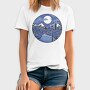 Signpost Mountain Night, Tricou Barbati (Unisex)